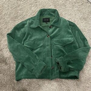 green button down